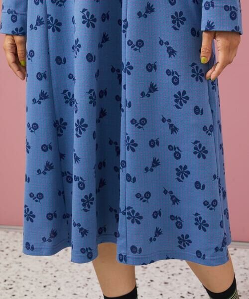 Jocomomola / ホコモモラ ロング・マキシ丈ワンピース | Flor de baile フラワーチェックジャカードワンピース | 詳細7