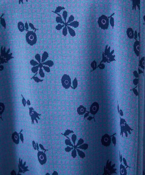 Jocomomola / ホコモモラ ロング・マキシ丈ワンピース | Flor de baile フラワーチェックジャカードワンピース | 詳細8