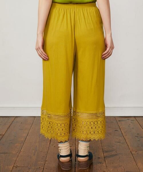 Jocomomola / ホコモモラ その他パンツ | 天竺レースペチコートパンツ | 詳細2