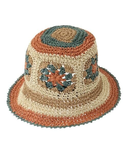 Jocomomola / ホコモモラ キャップ | フラワークロッシェペーパーハット | 詳細11