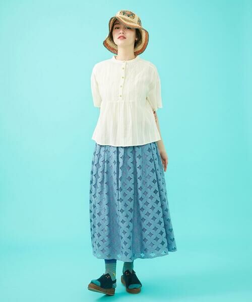 Jocomomola / ホコモモラ キャップ | フラワークロッシェペーパーハット | 詳細13