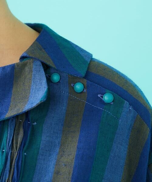 Jocomomola / ホコモモラ シャツ・ブラウス | Raya スモッキングストライプブラウス | 詳細11