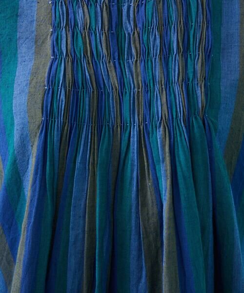 Jocomomola / ホコモモラ シャツ・ブラウス | Raya スモッキングストライプブラウス | 詳細12