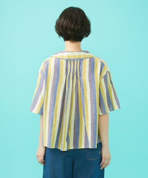 Jocomomola / ホコモモラ シャツ・ブラウス | Raya スモッキングストライプブラウス | 詳細3