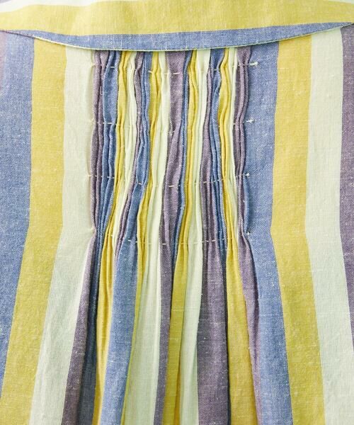 Jocomomola / ホコモモラ シャツ・ブラウス | Raya スモッキングストライプブラウス | 詳細8