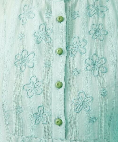 Jocomomola / ホコモモラ シャツ・ブラウス | フラワードビー バンドカラー半袖ブラウス | 詳細4