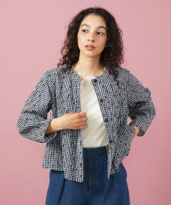 Jocomomola / ホコモモラ シャツ・ブラウス | フラワーステッチローンブラウス