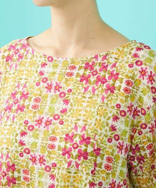 Jocomomola / ホコモモラ シャツ・ブラウス | 【日本製】Rosa flamenco フラワープリントタックブラウス | 詳細3