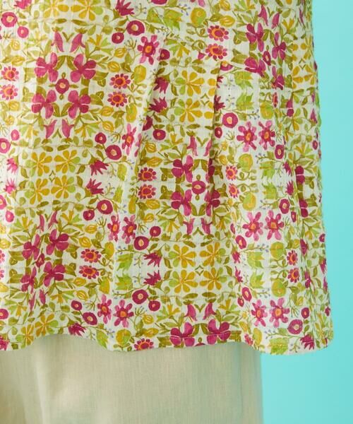 Jocomomola / ホコモモラ シャツ・ブラウス | 【日本製】Rosa flamenco フラワープリントタックブラウス | 詳細5