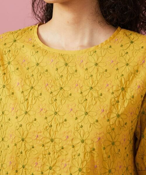 Jocomomola / ホコモモラ ロング・マキシ丈ワンピース | フラワーステッチローンワンピース | 詳細4