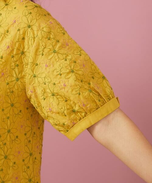 Jocomomola / ホコモモラ ロング・マキシ丈ワンピース | フラワーステッチローンワンピース | 詳細5