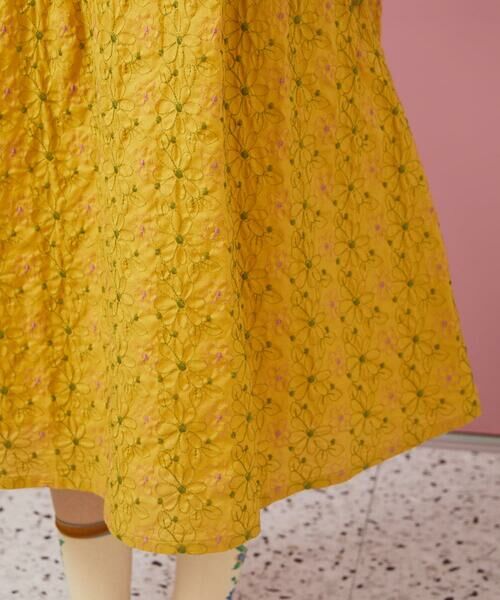 Jocomomola / ホコモモラ ロング・マキシ丈ワンピース | フラワーステッチローンワンピース | 詳細7