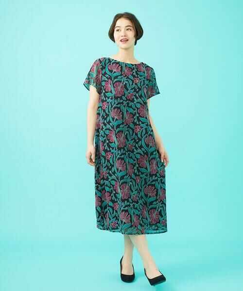 Jocomomola / ホコモモラ ロング・マキシ丈ワンピース | オパールプリントフラワーワンピース | 詳細12