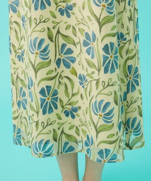 Jocomomola / ホコモモラ ロング・マキシ丈ワンピース | オパールプリントフラワーワンピース | 詳細5