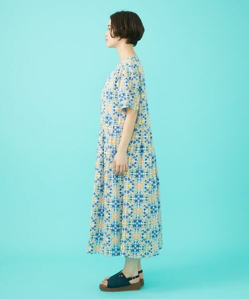 Jocomomola / ホコモモラ ロング・マキシ丈ワンピース | 【日本製】Rosa flamenco フラワープリントタックワンピース | 詳細2