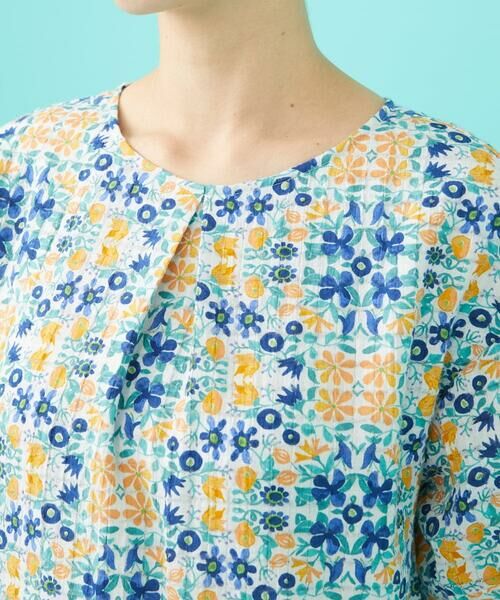 Jocomomola / ホコモモラ ロング・マキシ丈ワンピース | 【日本製】Rosa flamenco フラワープリントタックワンピース | 詳細4