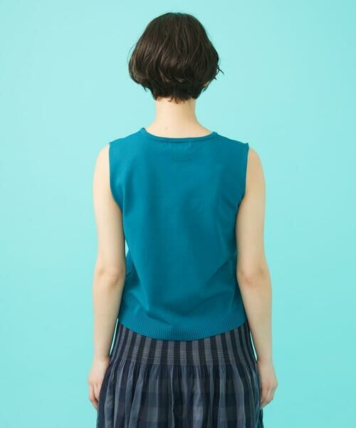 Jocomomola / ホコモモラ ニット・セーター | フラワーモチーフノースリーブニット | 詳細2