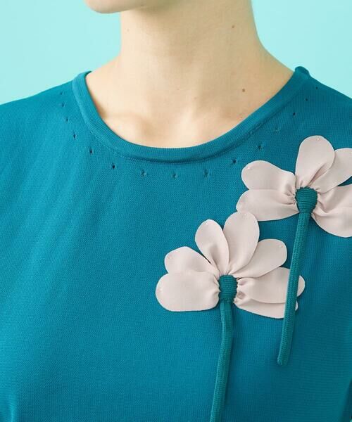 Jocomomola / ホコモモラ ニット・セーター | フラワーモチーフノースリーブニット | 詳細3