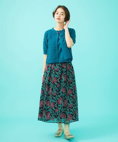 Jocomomola / ホコモモラ ニット・セーター | フラワーモチーフノースリーブニット | 詳細9