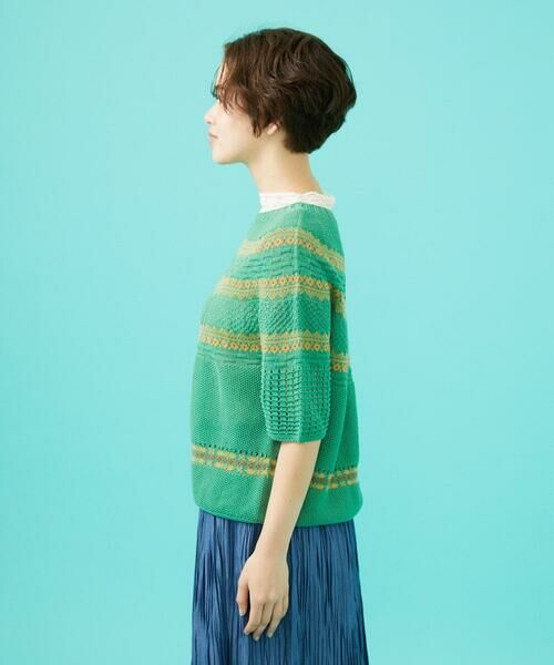 Jocomomola / ホコモモラ ニット・セーター | 【日本製】Raiz ホールガーメントプルオーバーサマーニット | 詳細2