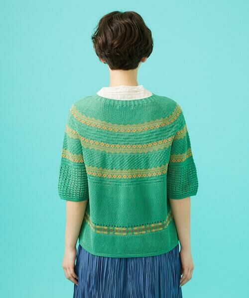Jocomomola / ホコモモラ ニット・セーター | 【日本製】Raiz ホールガーメントプルオーバーサマーニット | 詳細3