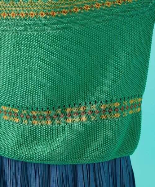 Jocomomola / ホコモモラ ニット・セーター | 【日本製】Raiz ホールガーメントプルオーバーサマーニット | 詳細6