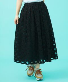 Jocomomola / ホコモモラ ロング・マキシ丈スカート | Flor 総レーススカート