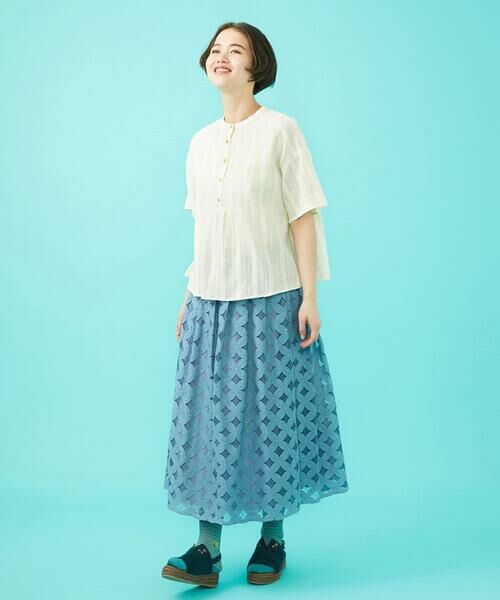 Jocomomola / ホコモモラ ロング・マキシ丈スカート | Flor 総レーススカート | 詳細10