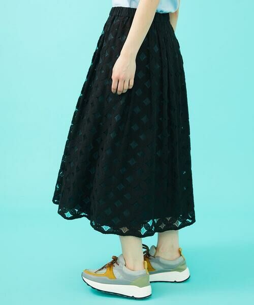 Jocomomola / ホコモモラ ロング・マキシ丈スカート | Flor 総レーススカート | 詳細13