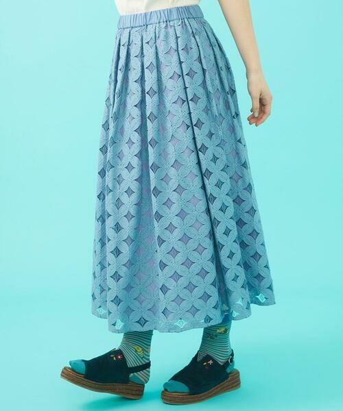 Jocomomola / ホコモモラ ロング・マキシ丈スカート | Flor 総レーススカート | 詳細2