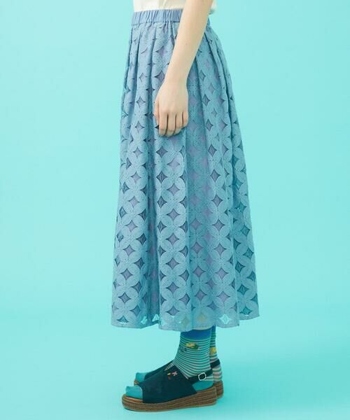 Jocomomola / ホコモモラ ロング・マキシ丈スカート | Flor 総レーススカート | 詳細3