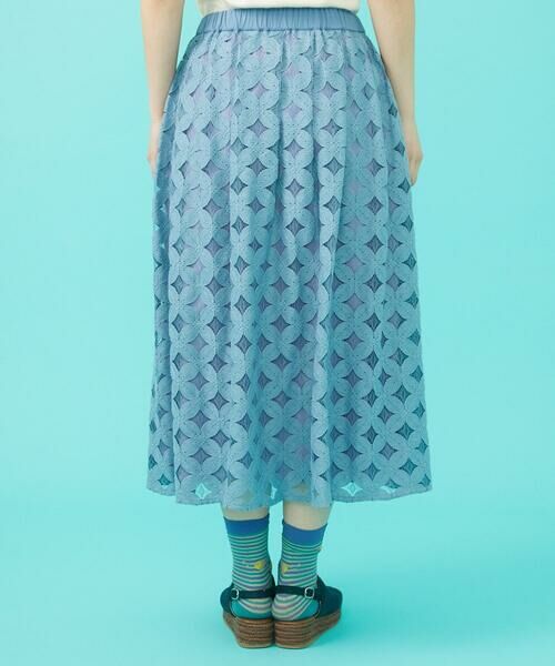 Jocomomola / ホコモモラ ロング・マキシ丈スカート | Flor 総レーススカート | 詳細4