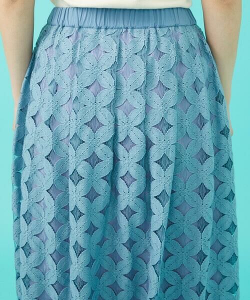 Jocomomola / ホコモモラ ロング・マキシ丈スカート | Flor 総レーススカート | 詳細8