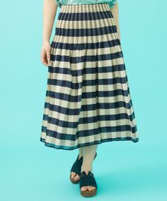 Jocomomola / ホコモモラ ロング・マキシ丈スカート | 【2WAY】リバーシブルジャカードチェックスカート
