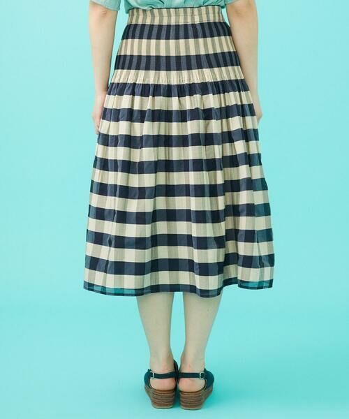 Jocomomola / ホコモモラ ロング・マキシ丈スカート | 【2WAY】リバーシブルジャカードチェックスカート | 詳細2