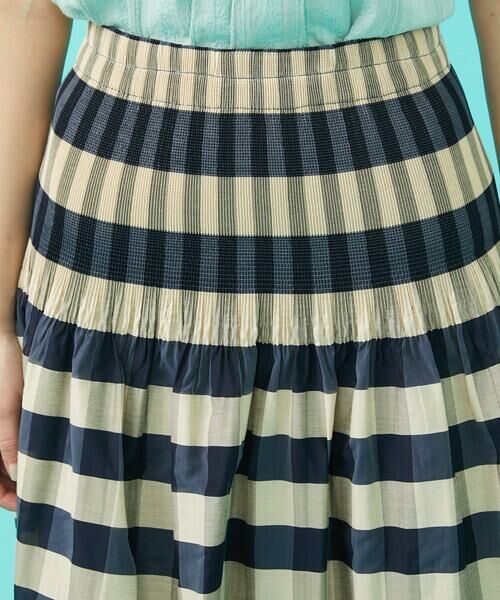 Jocomomola / ホコモモラ ロング・マキシ丈スカート | 【2WAY】リバーシブルジャカードチェックスカート | 詳細3