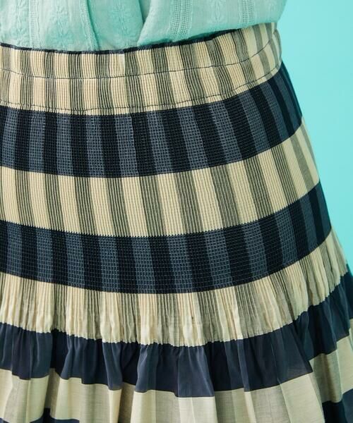 Jocomomola / ホコモモラ ロング・マキシ丈スカート | 【2WAY】リバーシブルジャカードチェックスカート | 詳細4