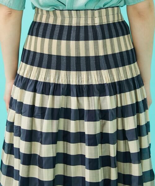 Jocomomola / ホコモモラ ロング・マキシ丈スカート | 【2WAY】リバーシブルジャカードチェックスカート | 詳細6
