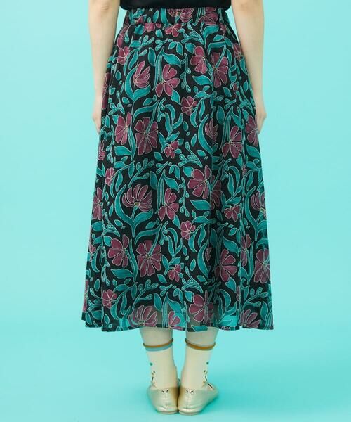 Jocomomola / ホコモモラ ロング・マキシ丈スカート | オパールプリントフラワーフレアスカート | 詳細2