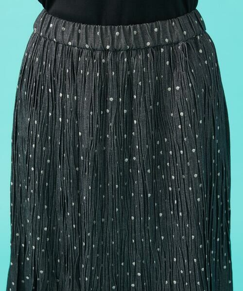 Jocomomola / ホコモモラ ロング・マキシ丈スカート | 【日本製】ダンガリードットプリーツスカート | 詳細5