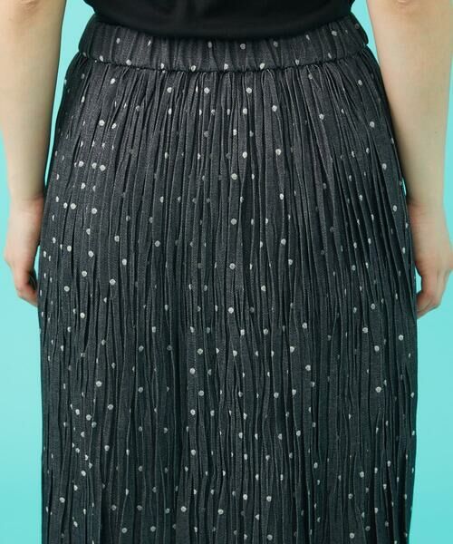 Jocomomola / ホコモモラ ロング・マキシ丈スカート | 【日本製】ダンガリードットプリーツスカート | 詳細8
