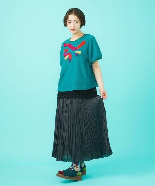 Jocomomola / ホコモモラ カットソー | Deslum brante シャーリングカットソー | 詳細14