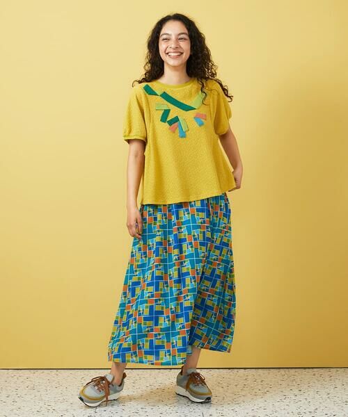 Jocomomola / ホコモモラ カットソー | Deslum brante シャーリングカットソー | 詳細8