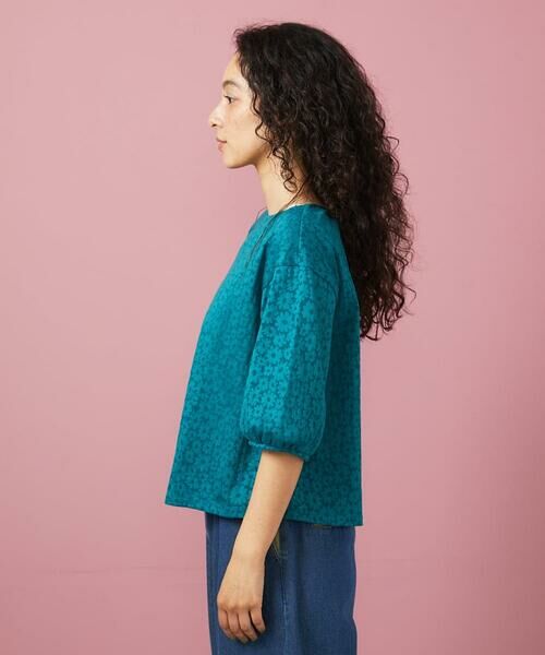 Jocomomola / ホコモモラ カットソー | プレーティングレースジャカードカットソー | 詳細1