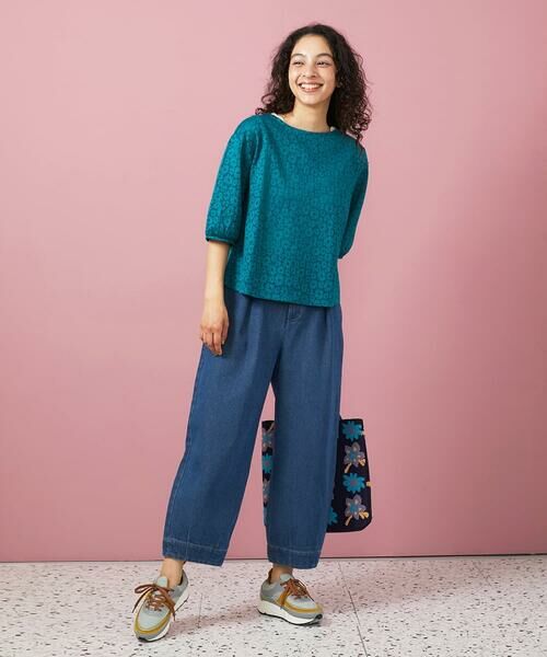 Jocomomola / ホコモモラ カットソー | プレーティングレースジャカードカットソー | 詳細7