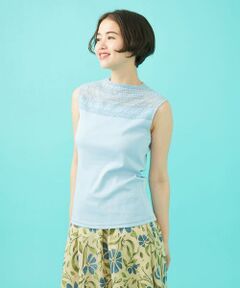 Jocomomola / ホコモモラ タンクトップ | フライスフラワーレースタンクトップ
