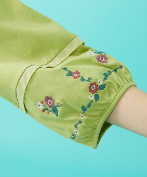 Jocomomola / ホコモモラ カットソー | Salida コットン天竺フラワー刺繍カットソー | 詳細14
