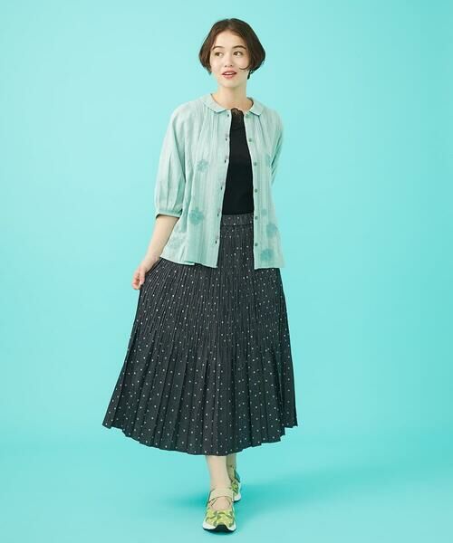 Jocomomola / ホコモモラ タンクトップ | フライスフラワーモチーフタンクトップ | 詳細16