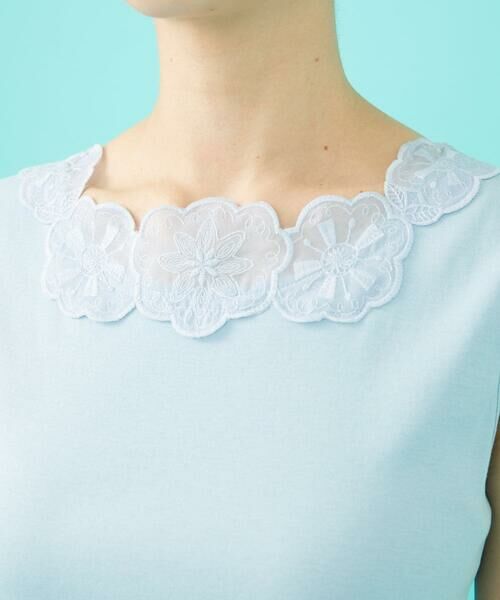 Jocomomola / ホコモモラ タンクトップ | フライスフラワーモチーフタンクトップ | 詳細17