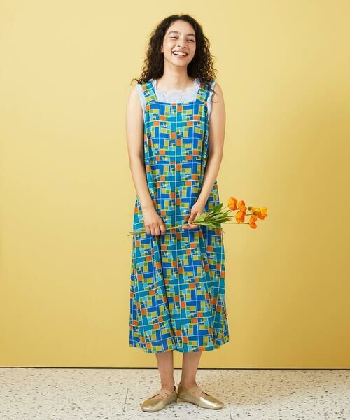 Jocomomola / ホコモモラ タンクトップ | フライスフラワーモチーフタンクトップ | 詳細22